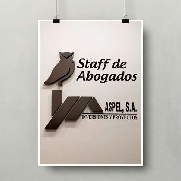 letras encajueladas pvc guatemala
