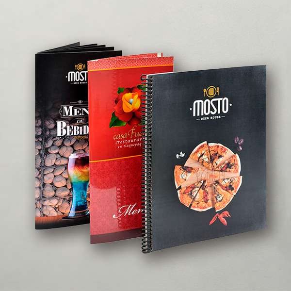 creacion e impresion de menus guatemala
